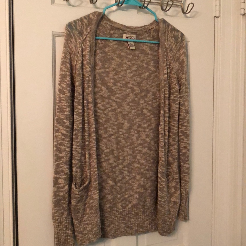 ❗️SALE Mudd Tan Long Cardigan with Buttons